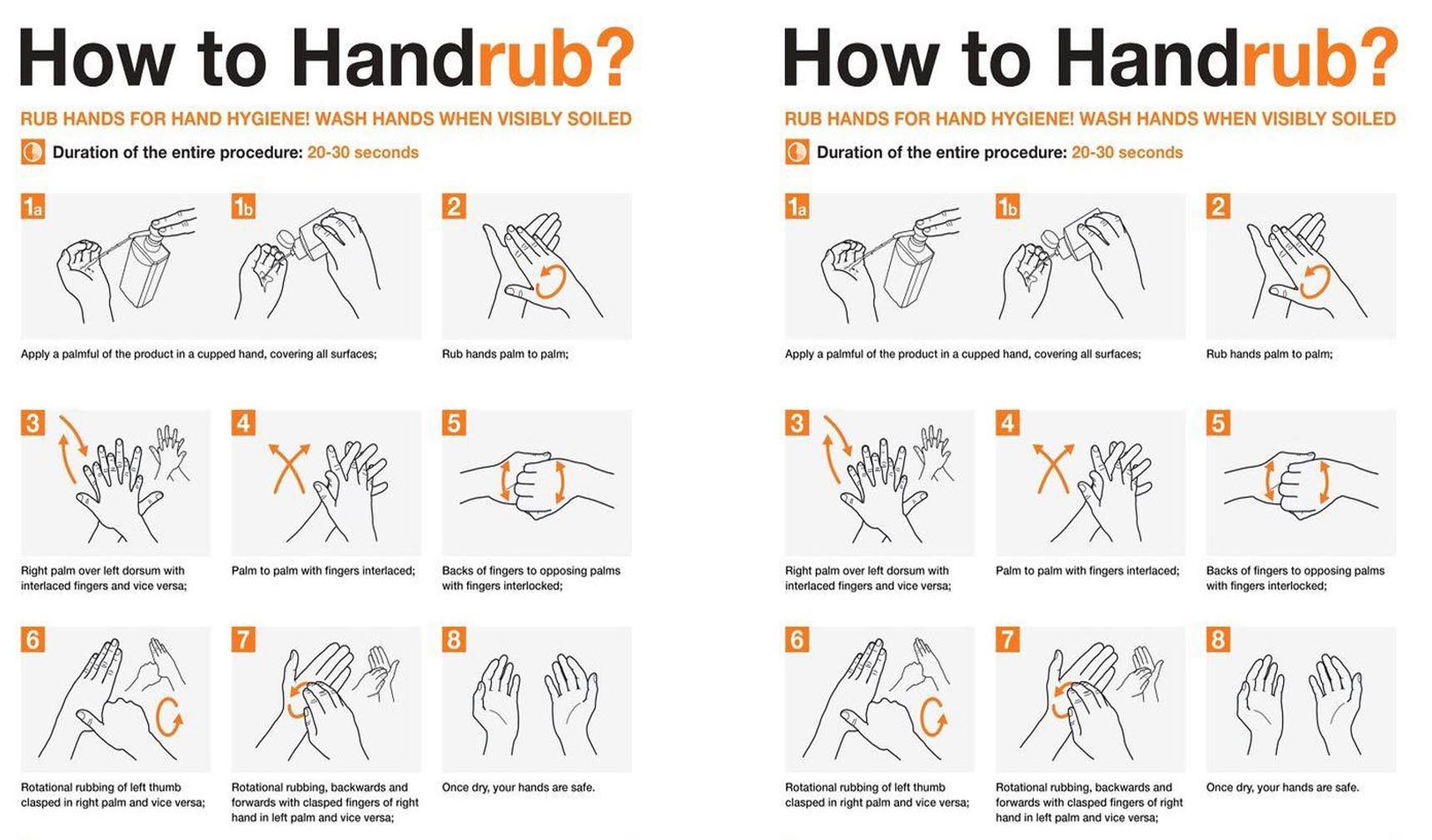 wash hands poster